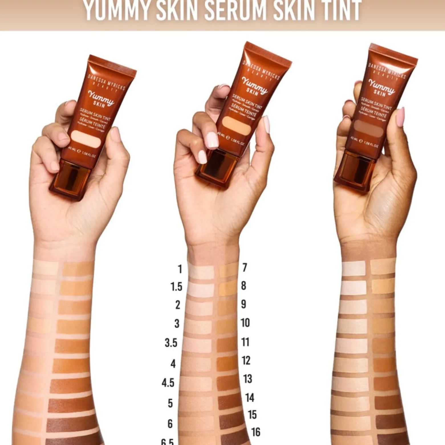 Danessa Myricks Beauty Yummy Skin Serum Skin Tint 14 45ml (1.58floz)