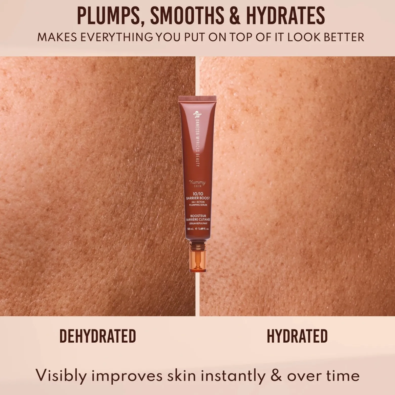 Danessa Myricks Beauty Yummy Skin 10/10 Barrier Boost Hyaluronic Acid + Ectoin Plumping Serum 50ml (1.69floz)
