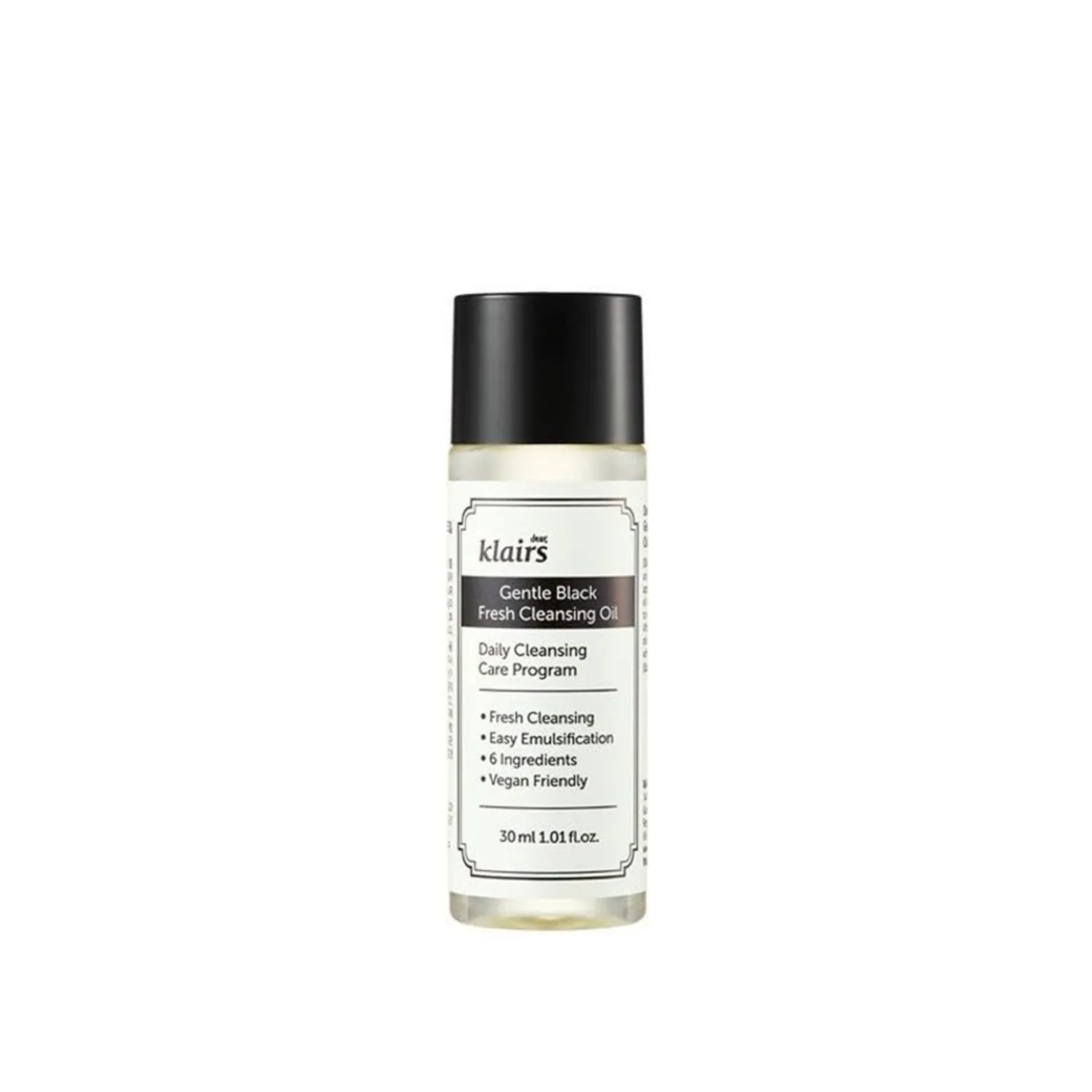 Dear, Klairs Gentle Black Fresh Cleansing Oil 30ml (1.01floz)