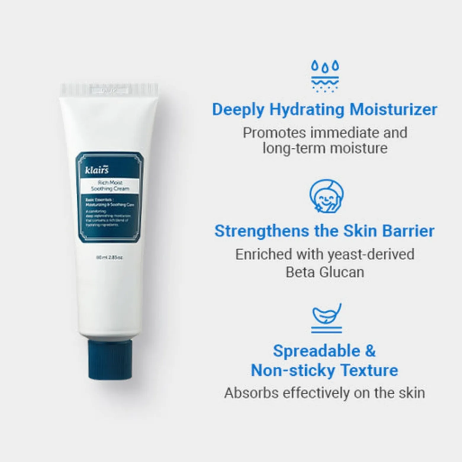 Dear, Klairs Rich Moist Soothing Cream 20g (0.70oz)