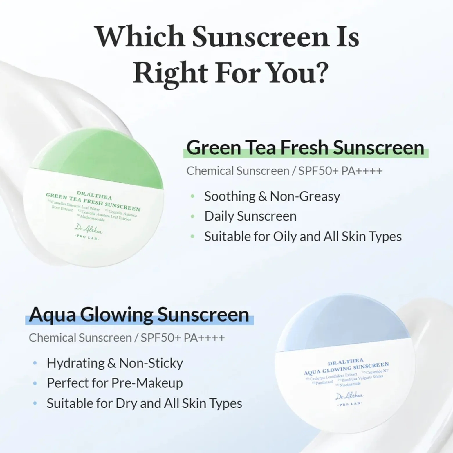 Dr. Althea Aqua Glowing Sunscreen SPF50+ 45ml (1.52floz)