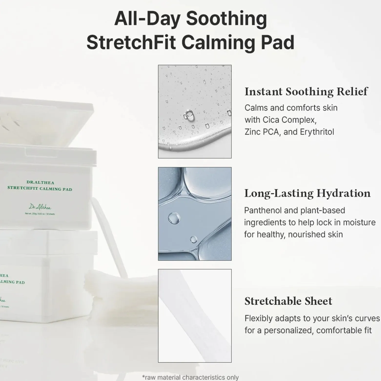 Dr. Althea Stretchfit Calming Pad x50