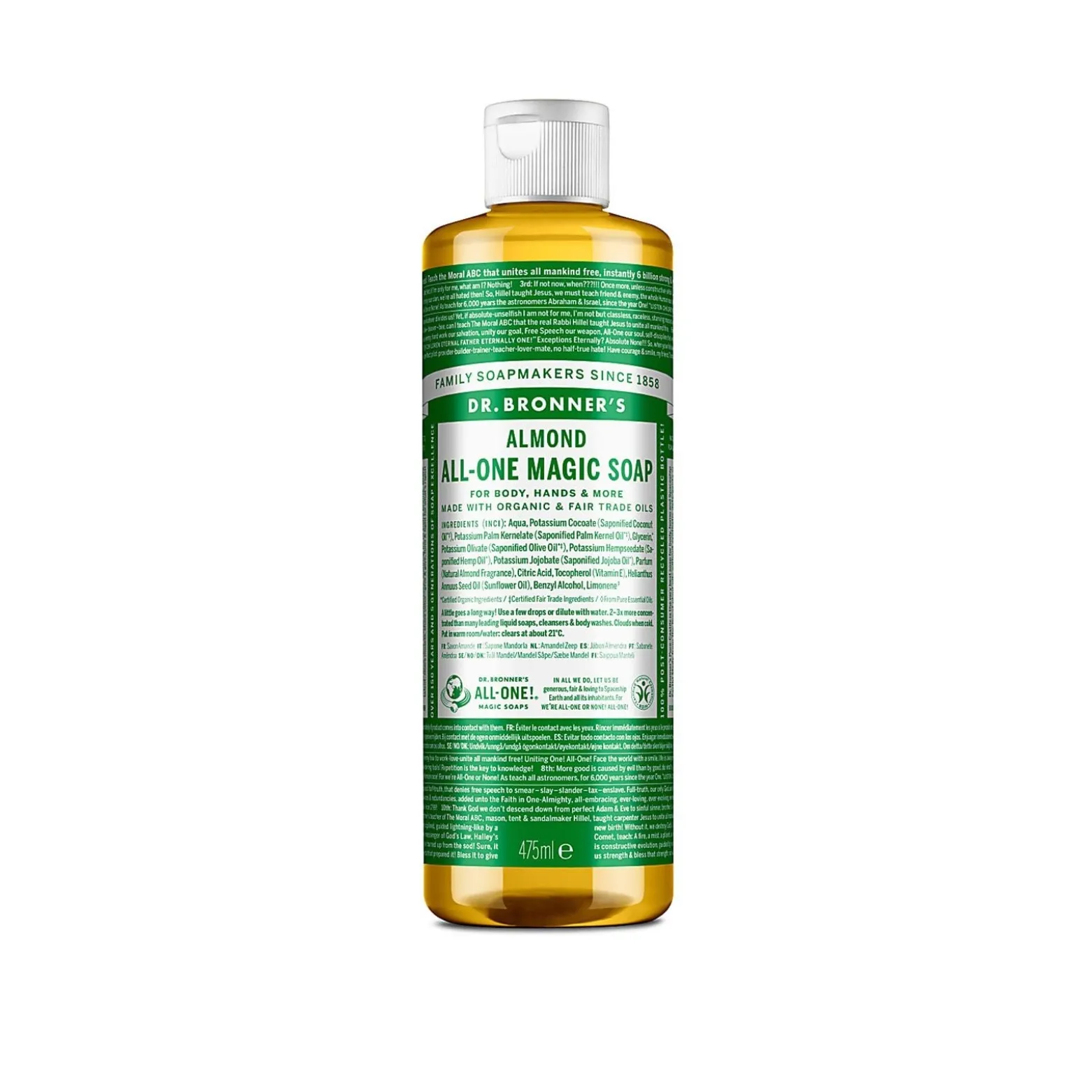 Dr. Bronner's All-One Magic Soap Almond 475ml (16.06floz)