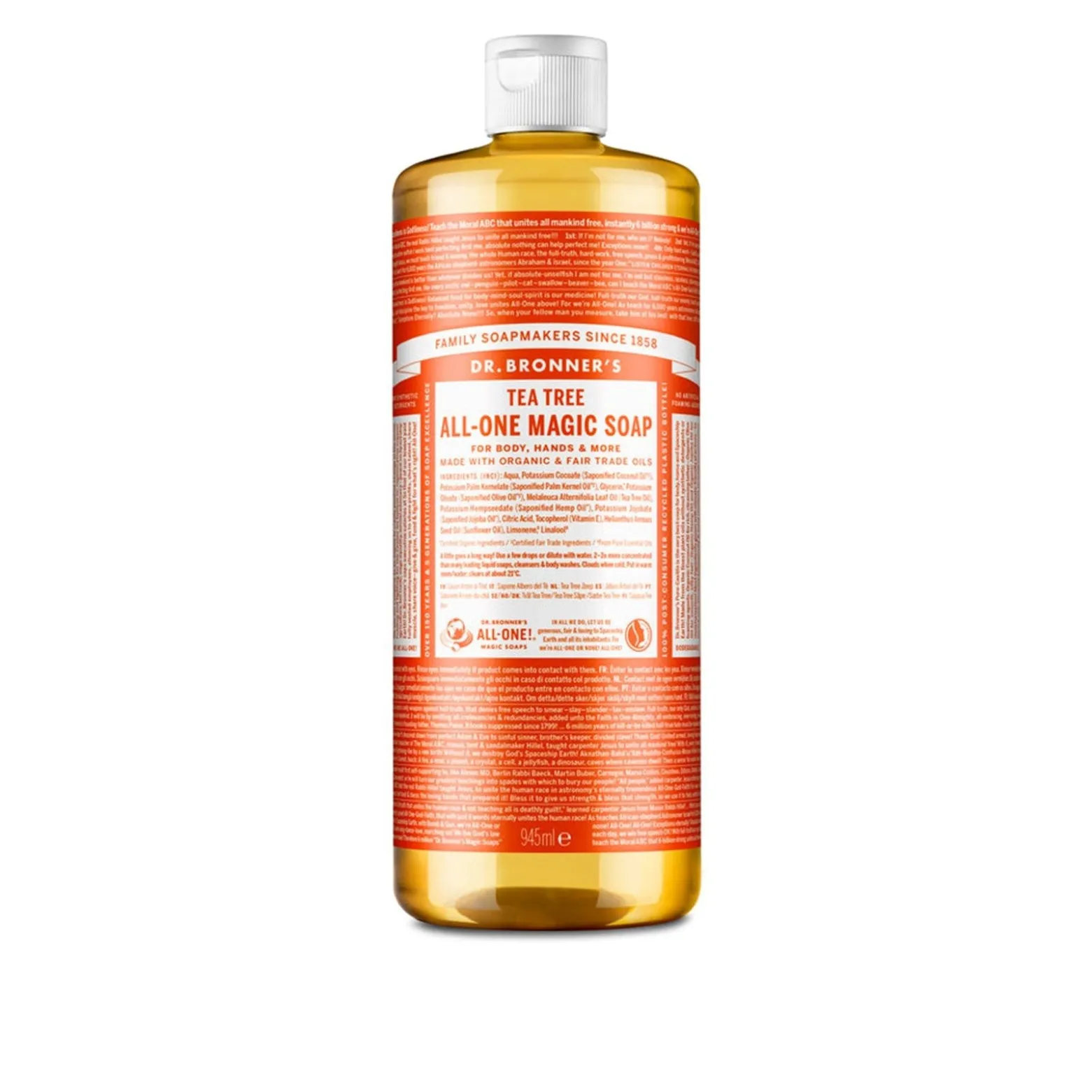 Dr. Bronner's All-One Magic Soap Tea Tree 945ml (31.95floz)