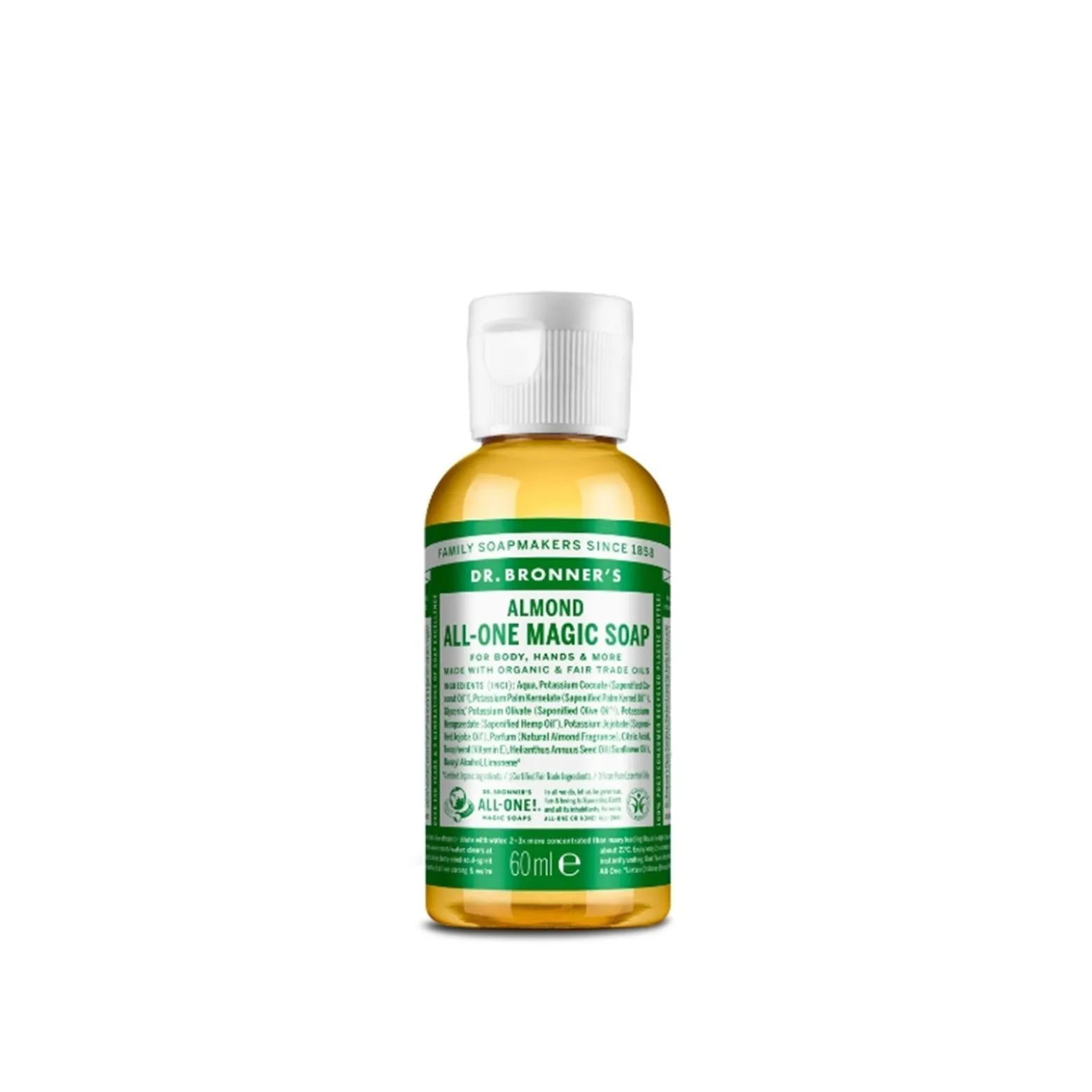 Dr. Bronner's All-One Magic Soap Almond 60ml (2.02floz)