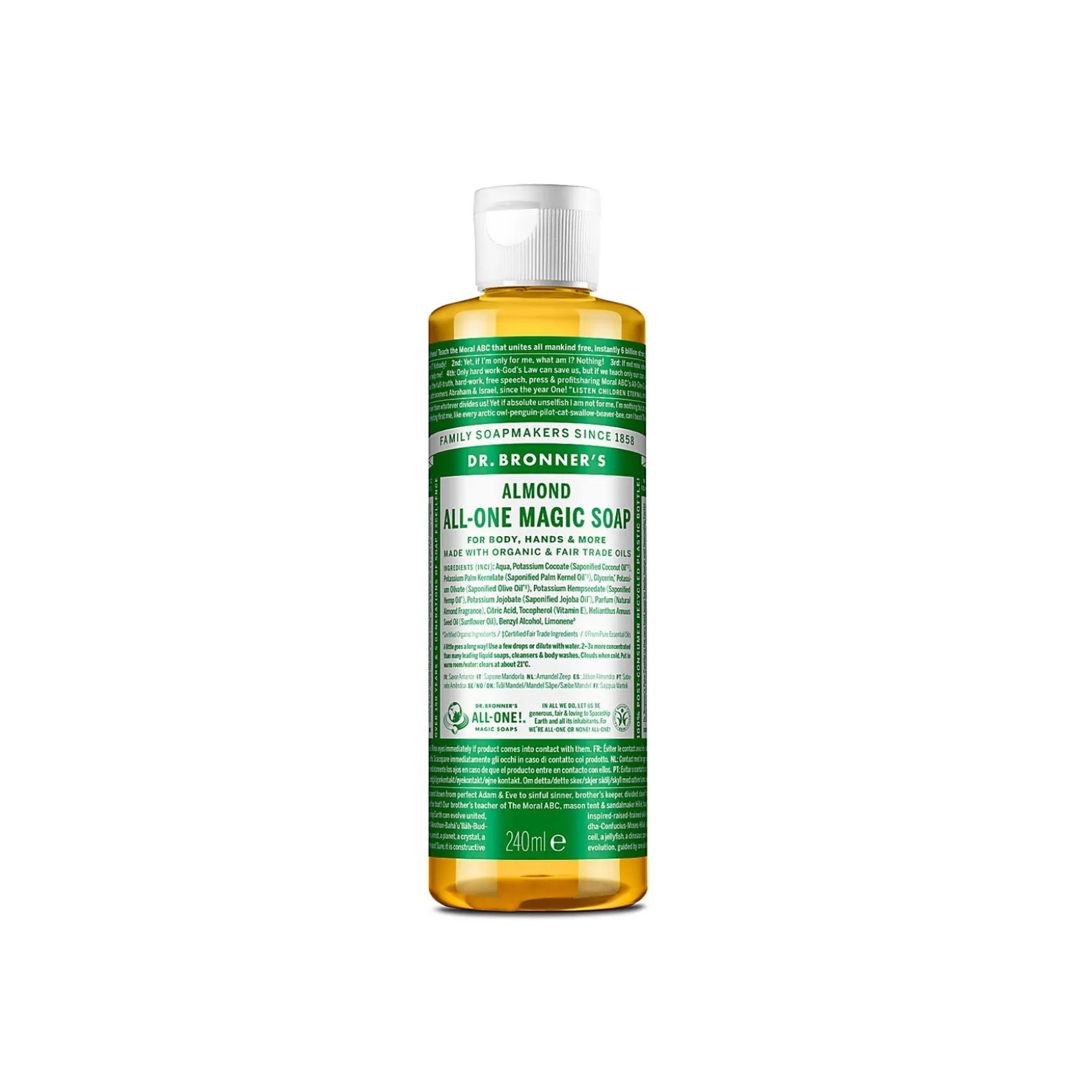 Dr. Bronner's All-One Magic Soap Almond 240ml (8.11floz)