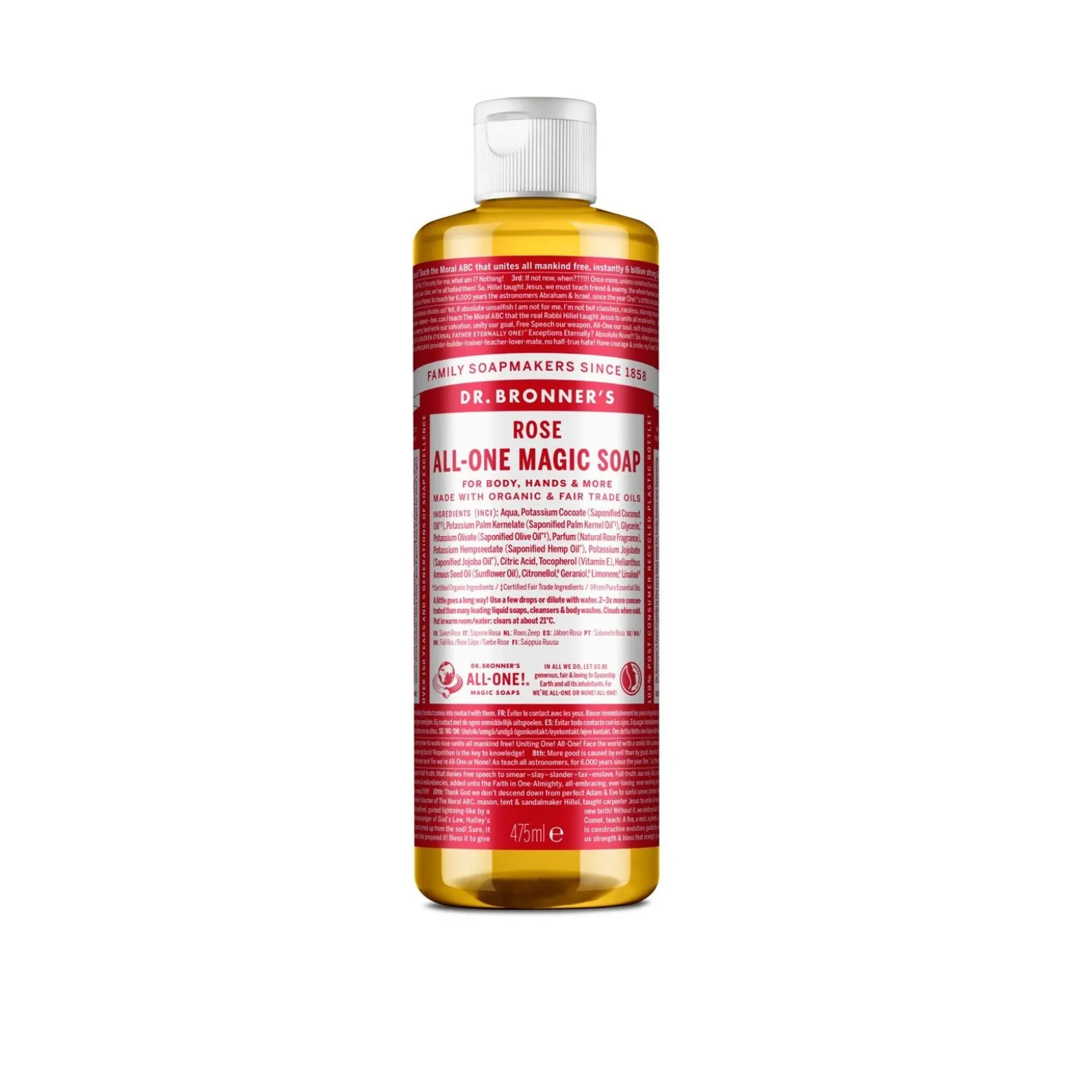 Dr. Bronner's All-One Magic Soap Rose 475ml (16floz)