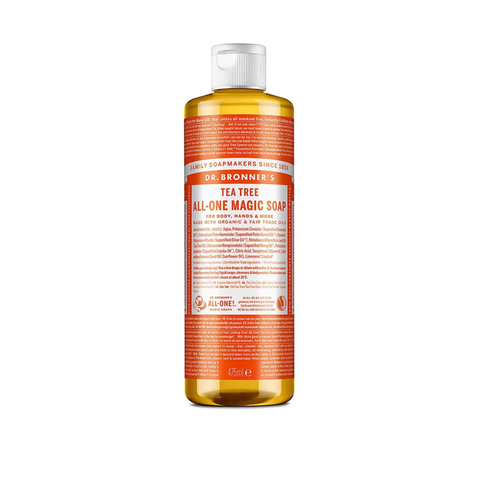 Dr. Bronner's All-One Magic Soap Tea Tree 475ml (16.06floz)