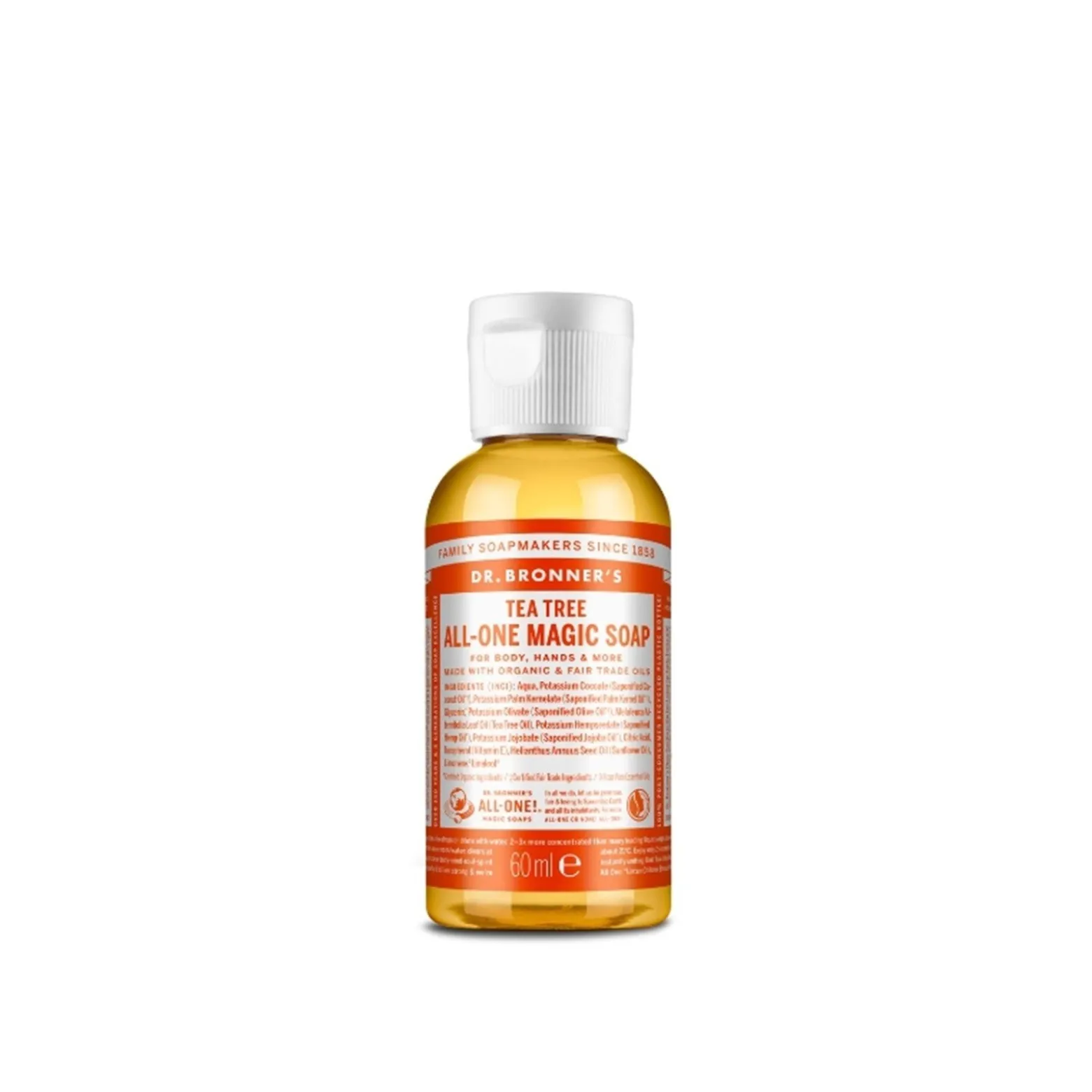 Dr. Bronner's All-One Magic Soap Tea Tree 60ml (2.02floz)