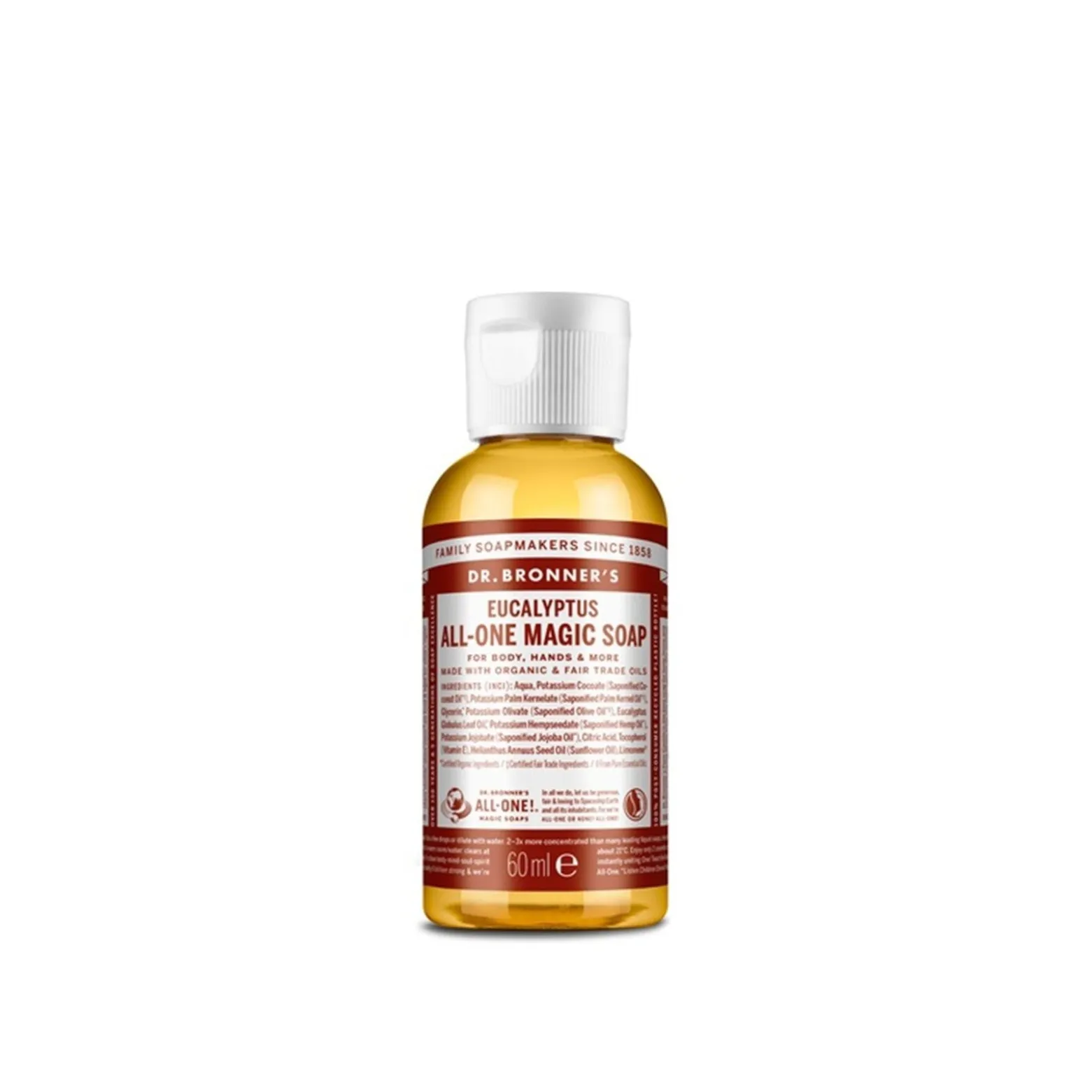 Dr. Bronner's All-One Magic Soap Eucalyptus 60ml (2.02floz)