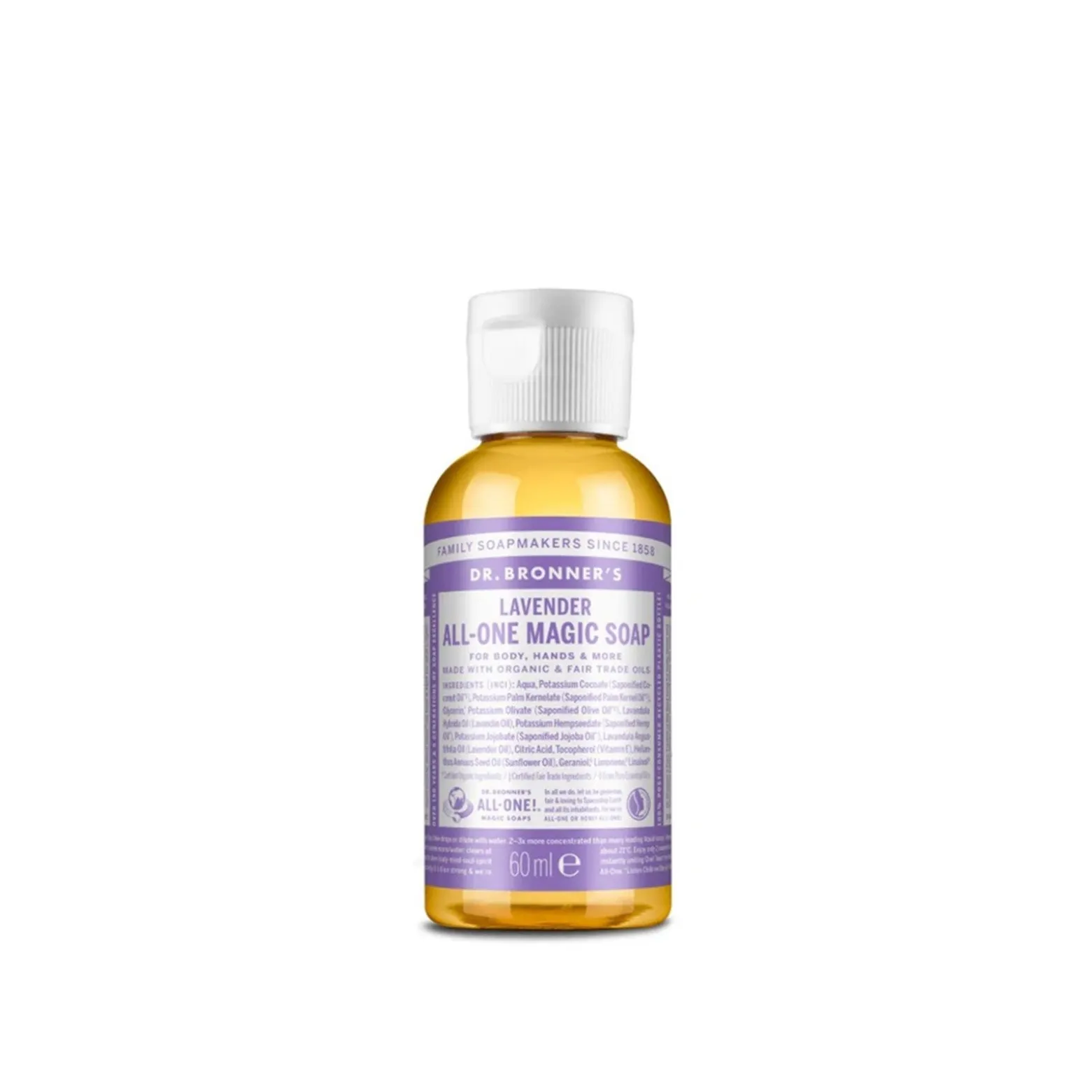 Dr. Bronner's All-One Magic Soap Lavender 60ml (2.02floz)