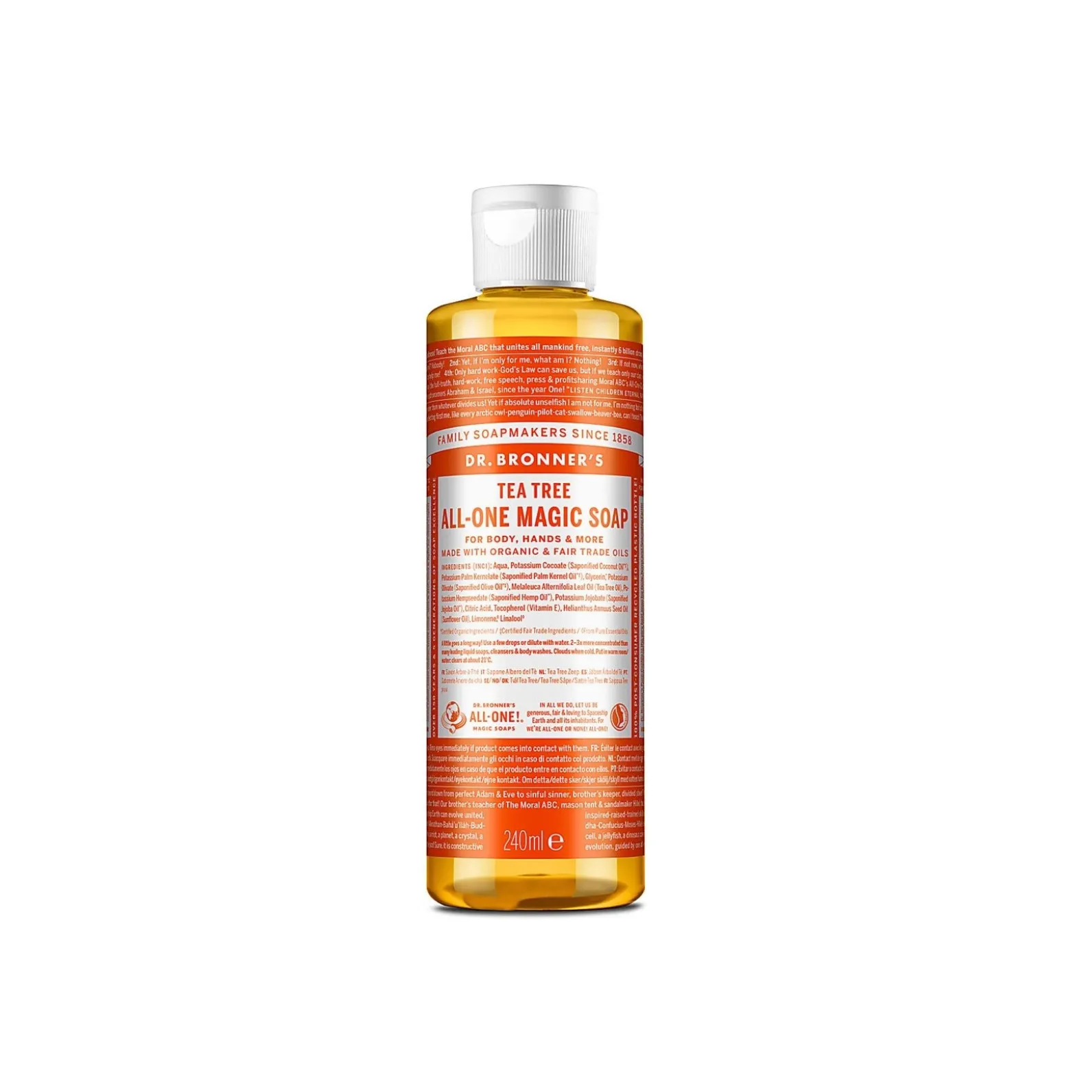 Dr. Bronner's All-One Magic Soap Tea Tree 240ml (8.11floz)