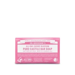 Dr. Bronner's All-One Pure-Castile Bar Soap Cherry Blossom 140g (4.93oz)