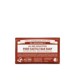 Dr. Bronner's All-One Pure-Castile Bar Soap Eucalyptus 140g (4.93oz)