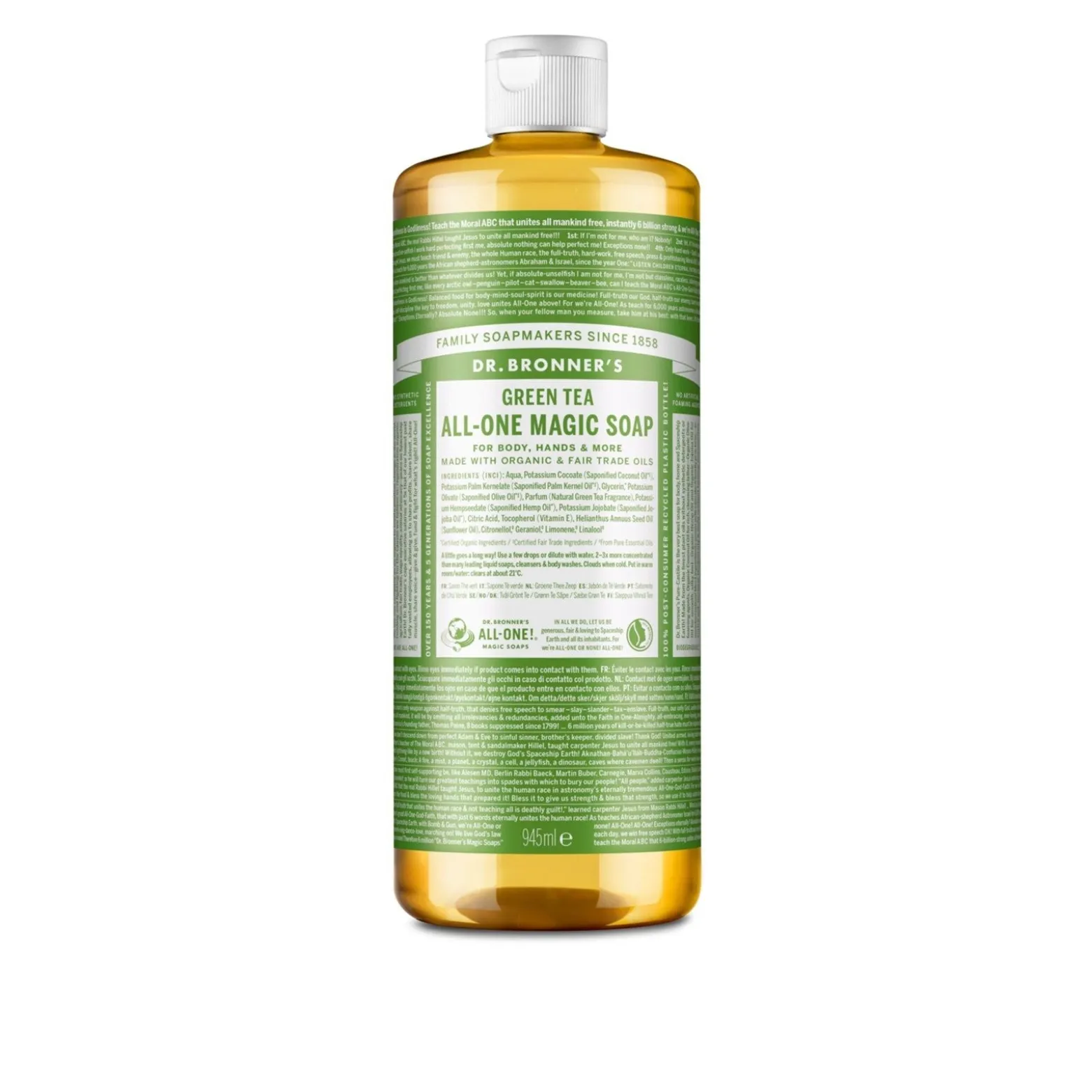 Dr. Bronner's Green Tea All-One Magic Soap 945ml (31.95floz)