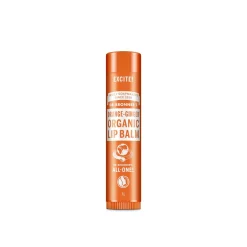 Dr. Bronner's Organic Lip Balm Orange Ginger 4g (0.14oz)