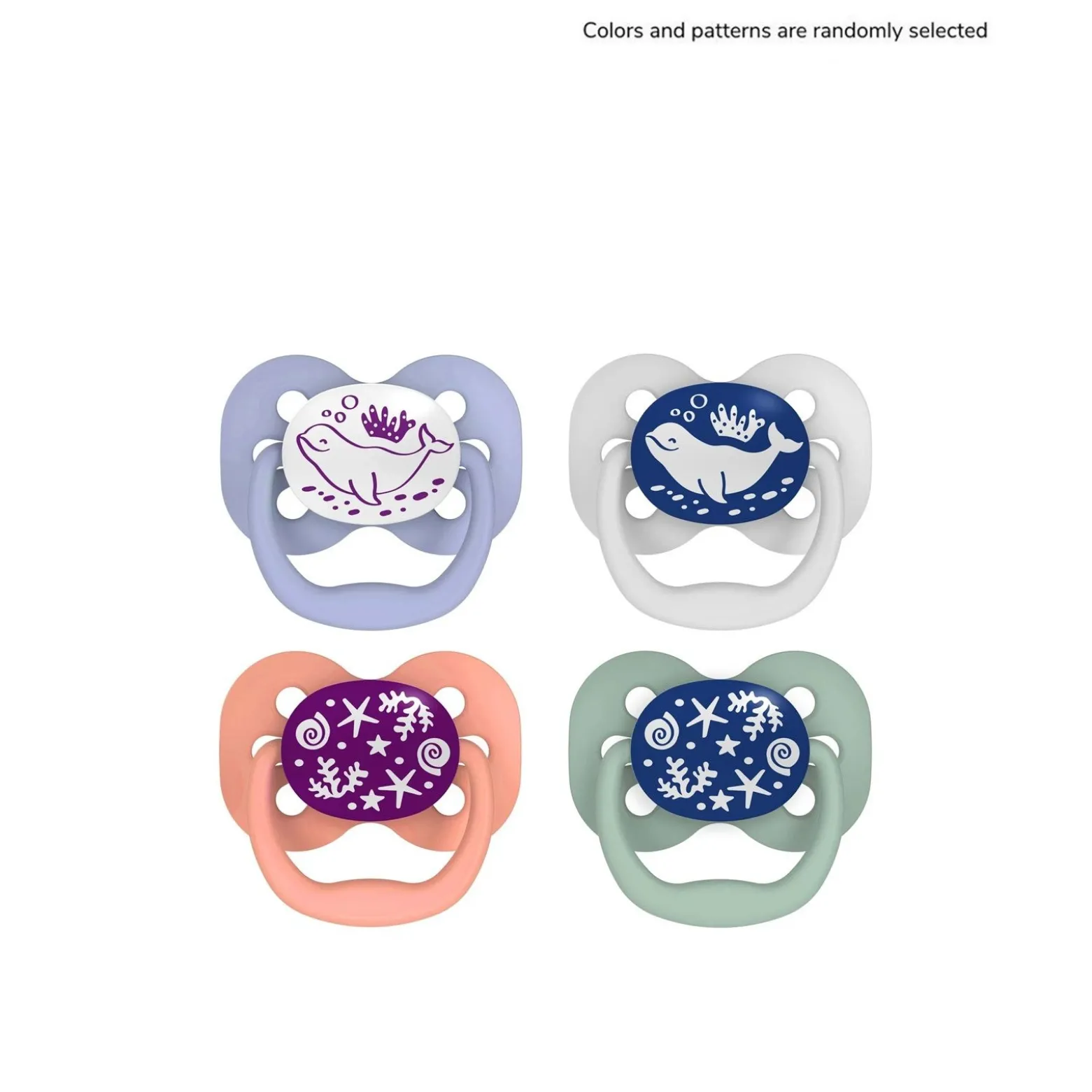 Dr. Brown's Advantage Glow in the Dark Pacifier 0-6m x2