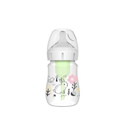 Dr. Brown’s Options+ Anti-Colic Wide-Neck BPA-Free Plastic Baby Bottle 0m+ Forest 150ml