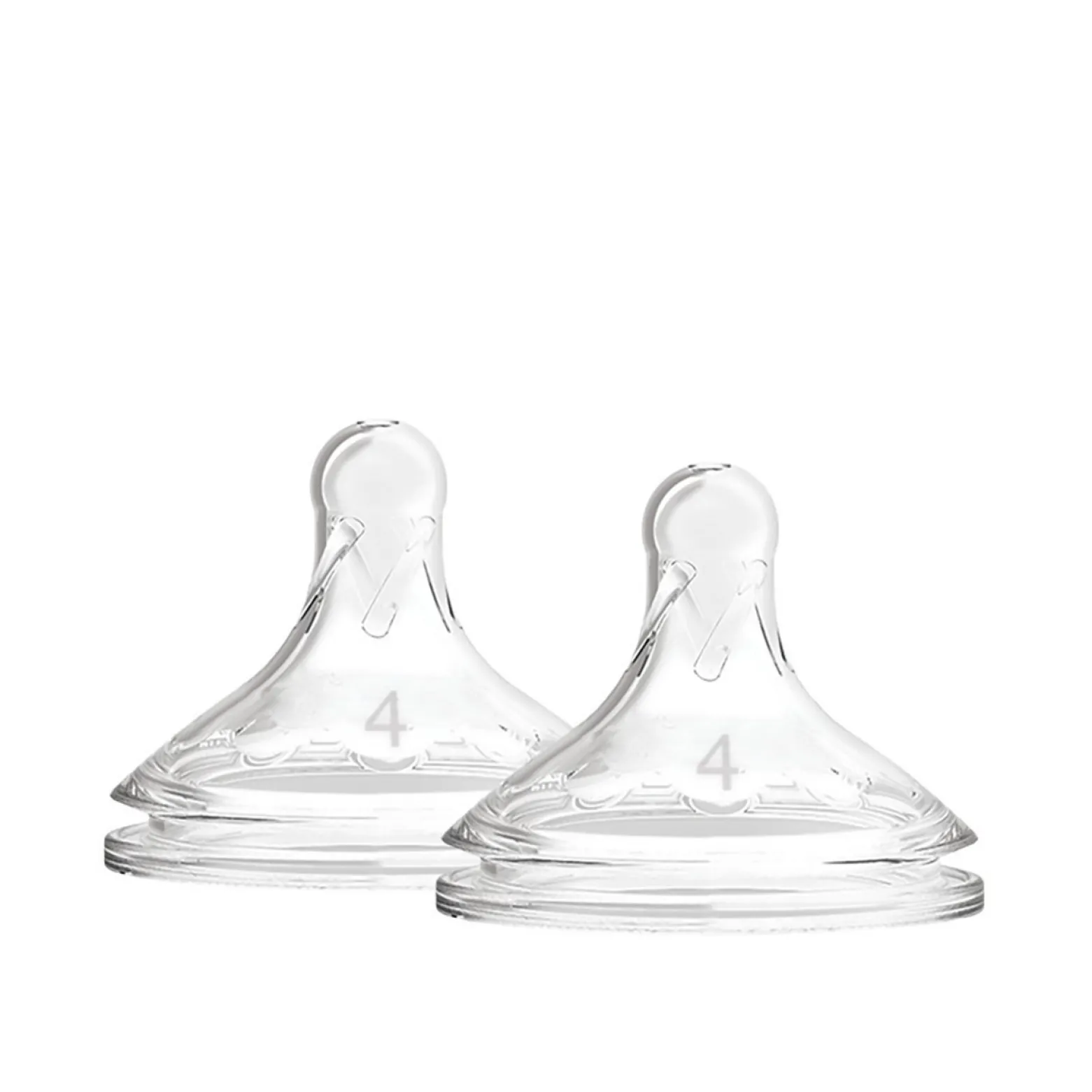 Dr. Brown's Options+ Fast Flow Wide-Neck Baby Bottle Silicone Nipple 9m+ x2