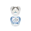 Dr. Brown's PreVent Animal Faces Pacifier 6-18m Blue x2