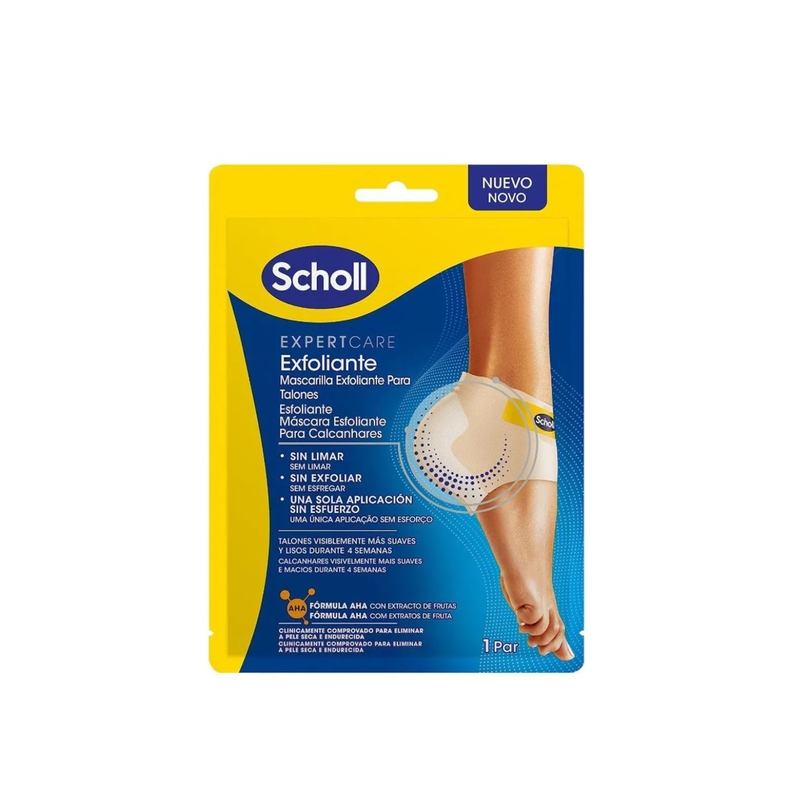 Dr Scholl Expert Care Exfoliating Heel Mask 1 Pair (0.63oz)