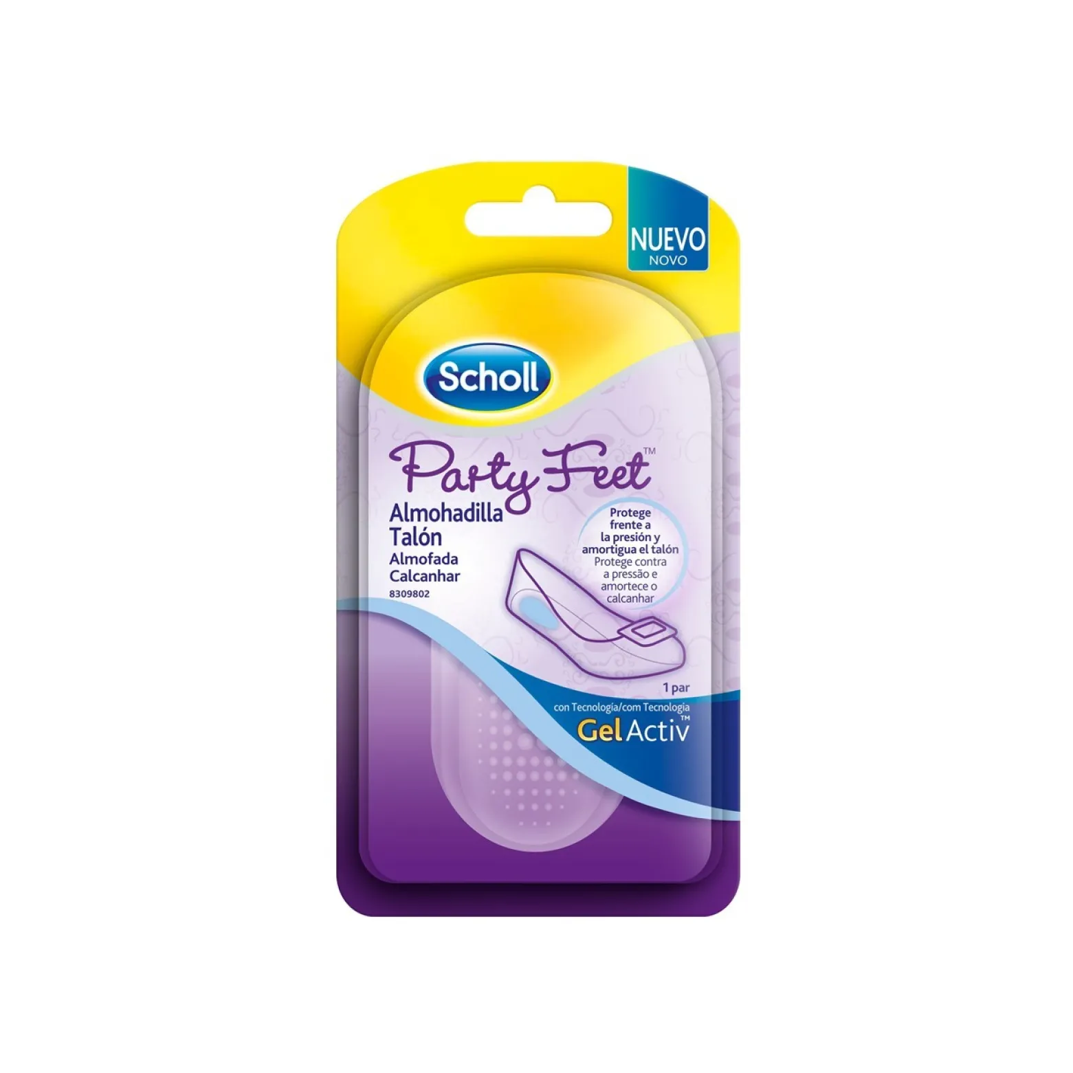 Dr Scholl Party Feet Invisble Gel Heel Cushions x2