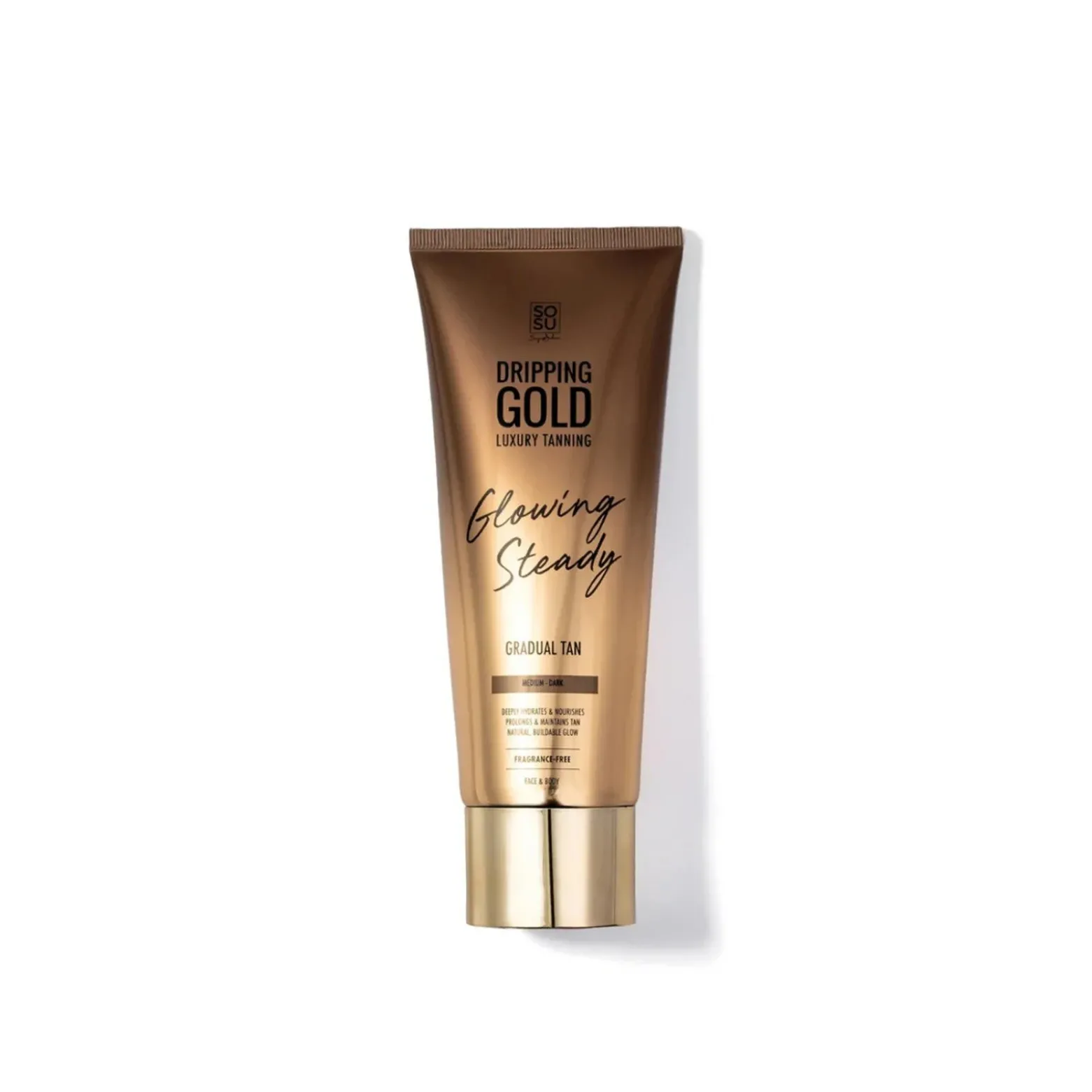 Dripping Gold Luxury Tanning Glowing Steady Medium-Dark 200ml (6.76floz)