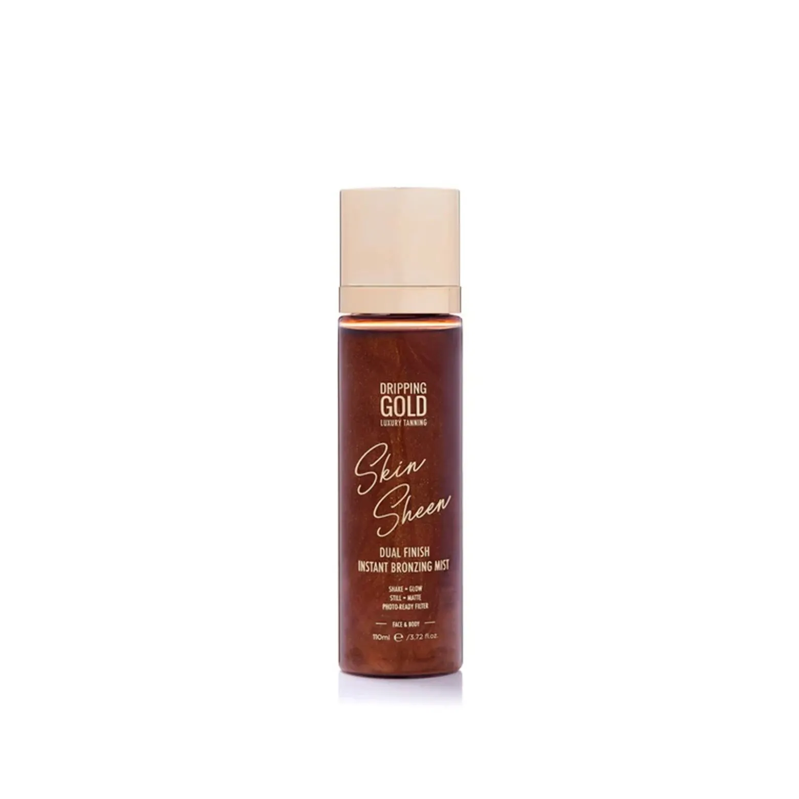 Dripping Gold Luxury Tanning Skin Sheer Dual Finish Instant Bronzing Mist 110ml (3.72floz)