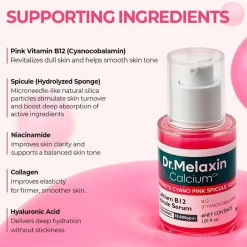 Dr.Melaxin Calcium Cemenrete Cyano Pink Spicule Serum 30ml (1.01floz)