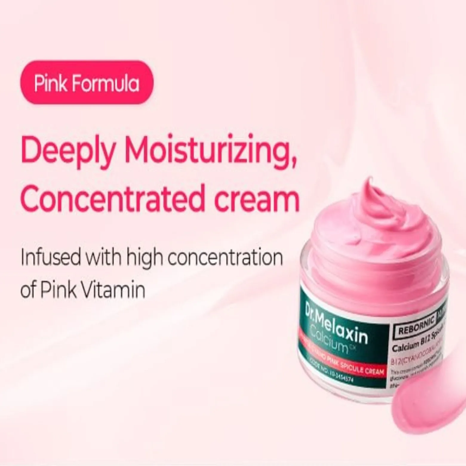 Dr.Melaxin Calcium Cemenrete Cyano Pink Spicule Cream 50g (1.76oz)