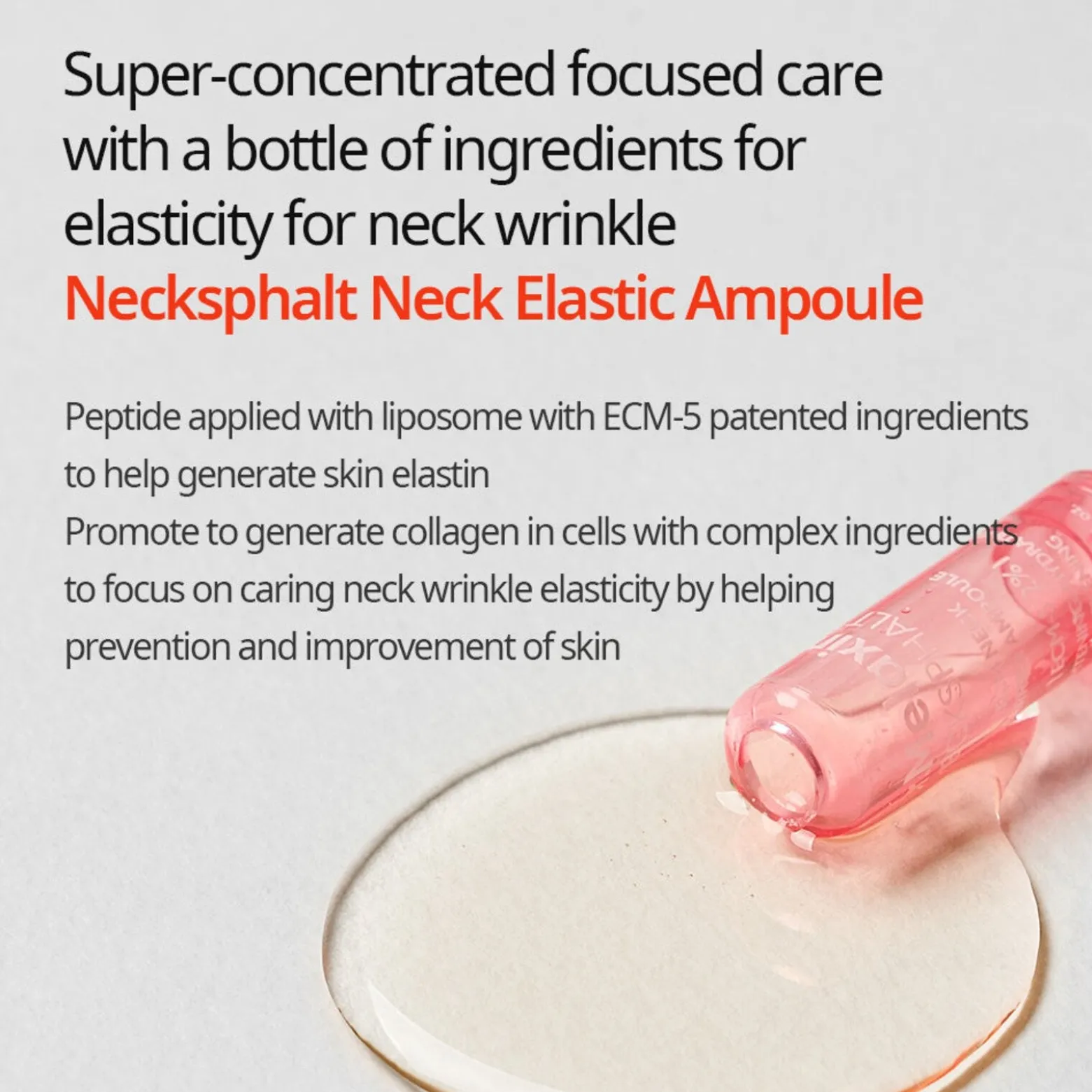 Dr.Melaxin Necksphalt ECM Ceramide Neck Serum 1.5ml x10 (0.05flozx10)