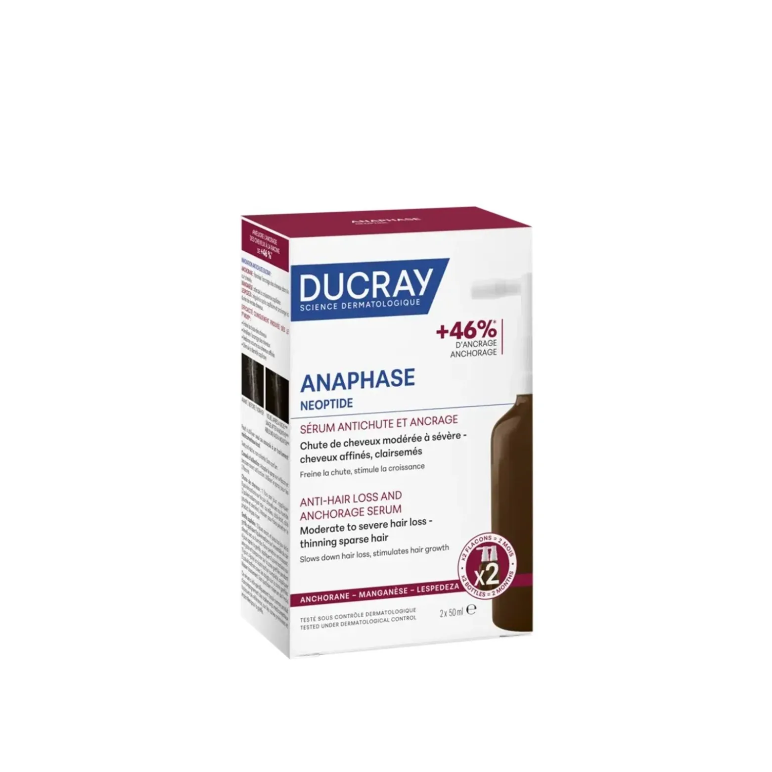 Ducray Anaphase Neoptide Anti-Hair Loss and Anchorage Serum 2x50ml (2x1.69floz)