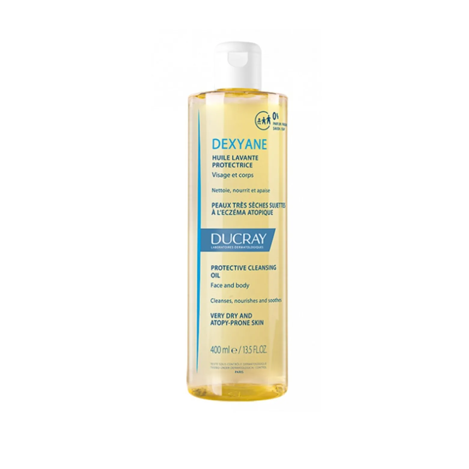 Ducray Dexyane Protective Cleansing Oil Fragrance-Free 400ml (13.53floz)