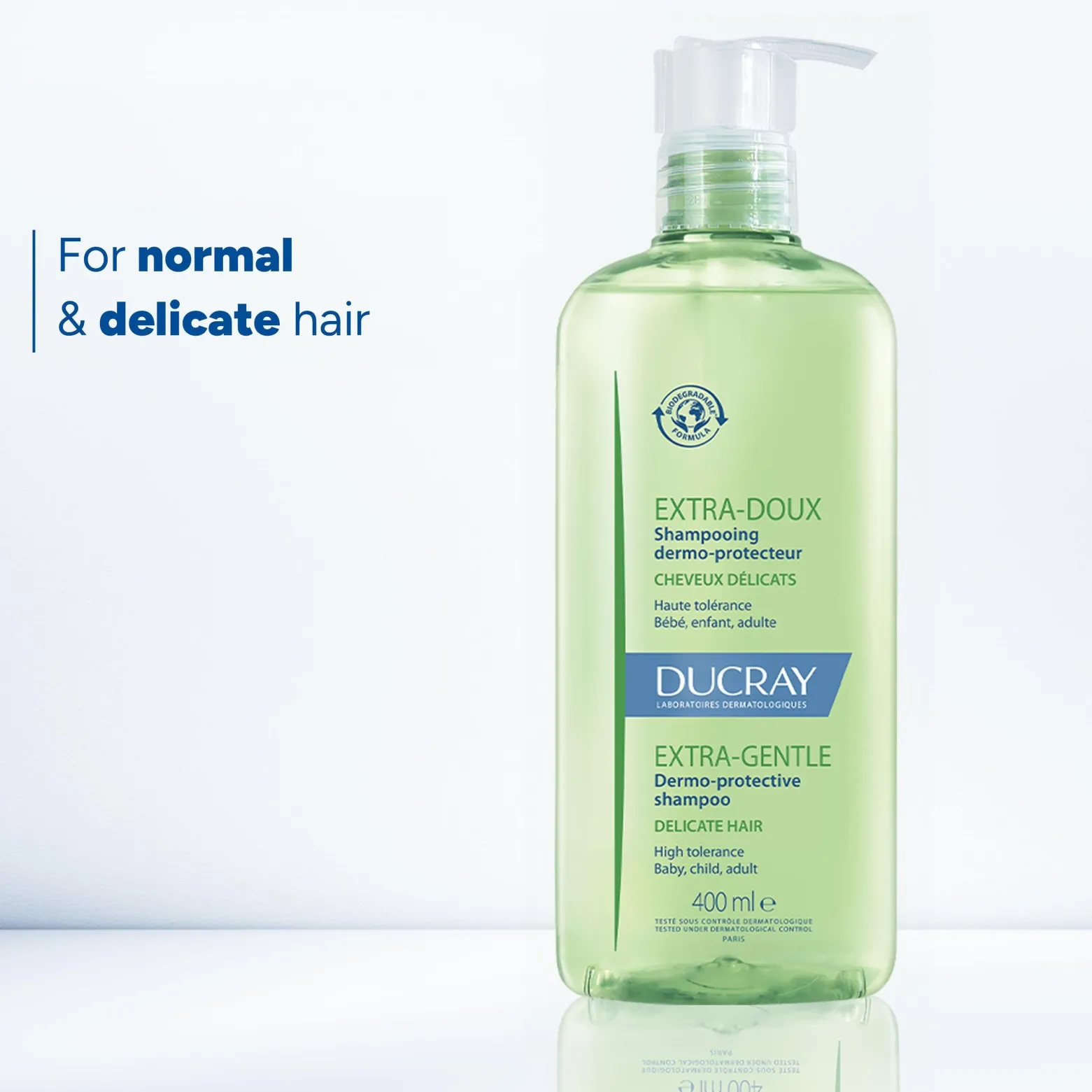 Ducray Extra-Doux Dermo-Protective Shampoo 400ml (13.53floz)