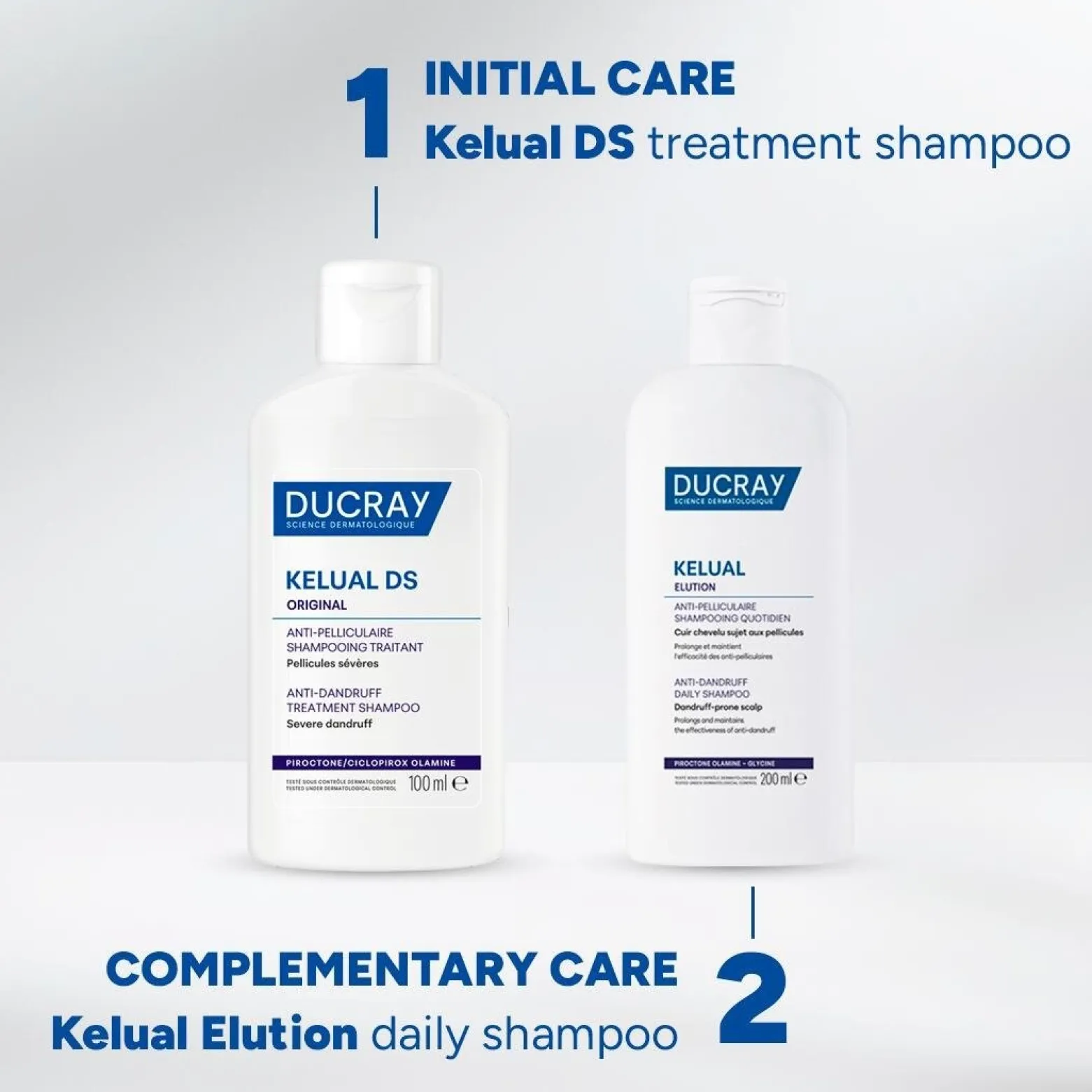 Ducray Kelual DS Anti-Dandruff Treatment Shampoo 100ml (3.38floz)