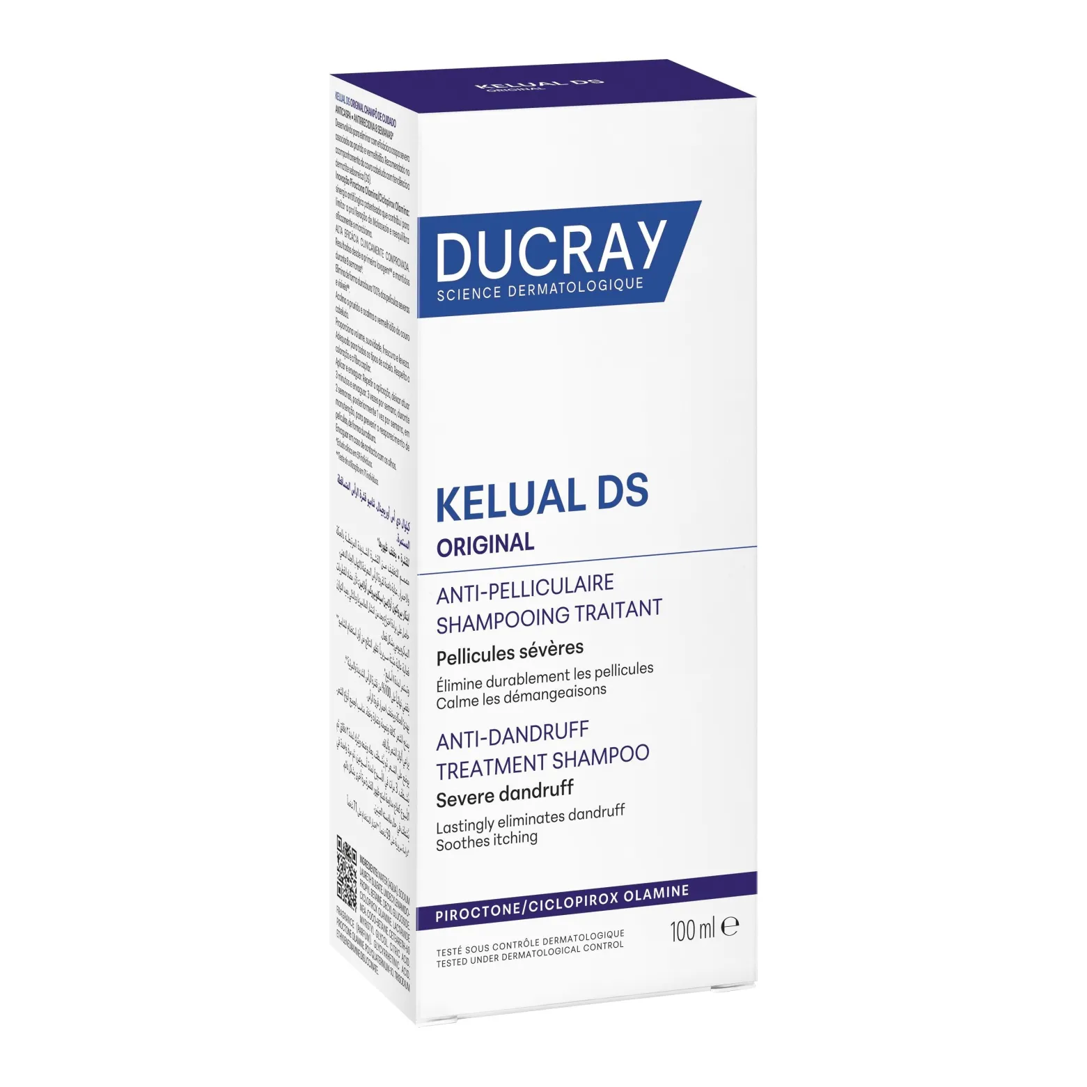 Ducray Kelual DS Anti-Dandruff Treatment Shampoo 100ml (3.38floz)