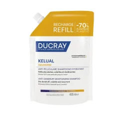 Ducray Kelual Squanorm Anti-Dandruff Moisturizing Shampoo Dry Dandruff Refill 400ml (13.53floz)