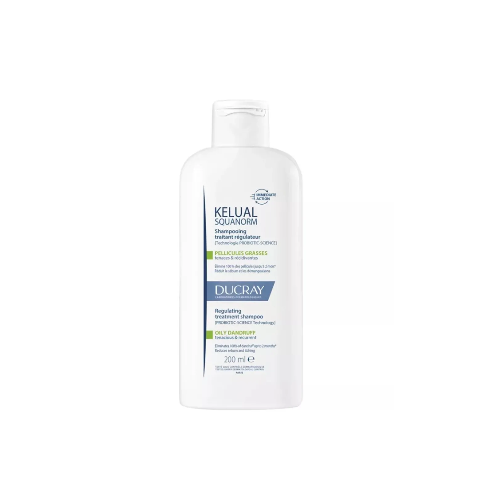 Ducray Kelual Squanorm Oily Dandruff Regulating Treatment Shampoo 200ml (6.76floz)