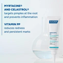 Ducray Keracnyl PP+ Anti-Blemish Cream Acne-Prone Skin 30ml (1.01floz)