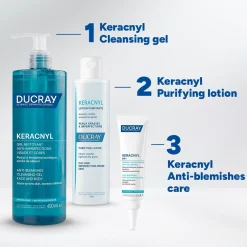 Ducray Keracnyl PP+ Anti-Blemish Cream Acne-Prone Skin 30ml (1.01floz)