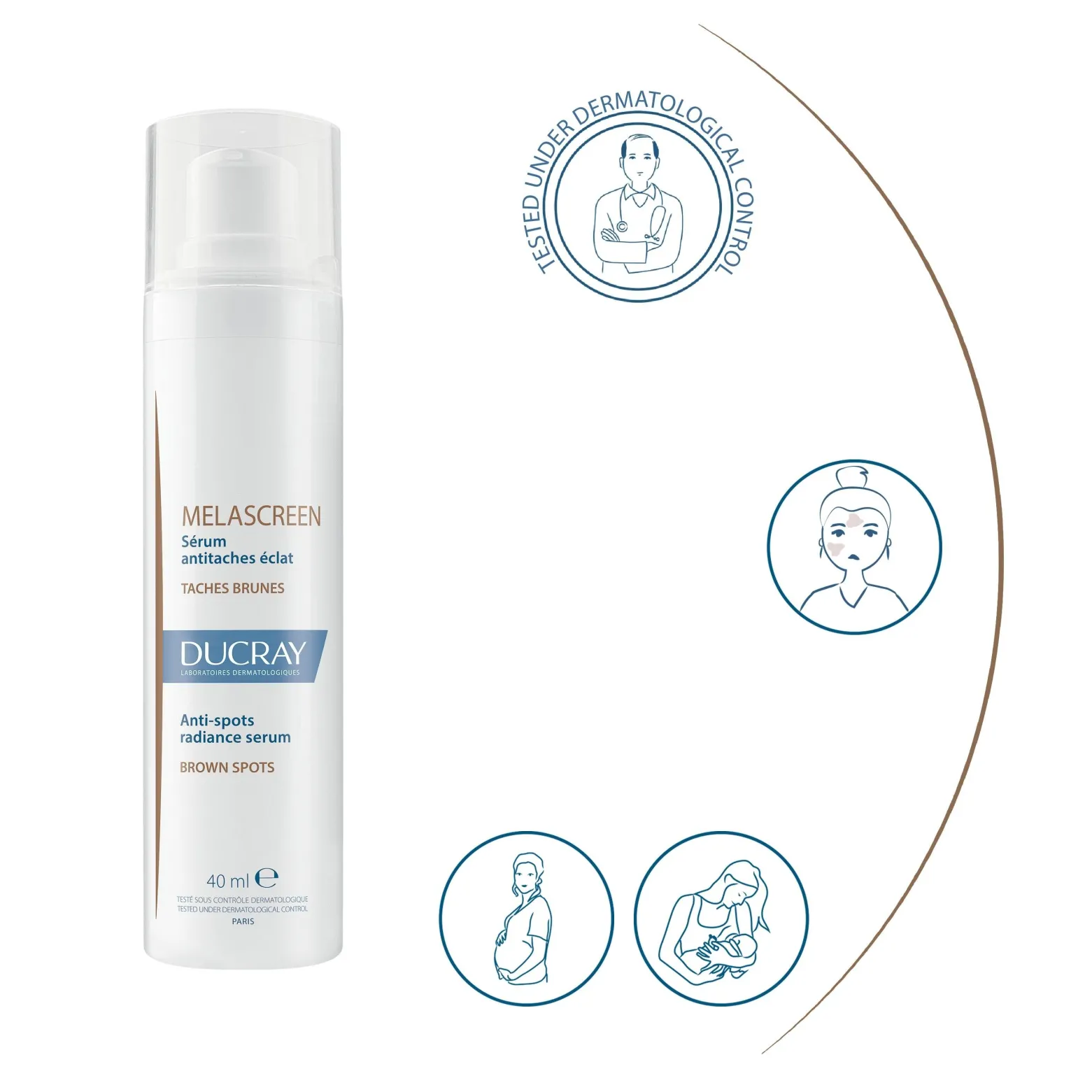 Ducray Melascreen Anti-Spots Radiance Serum 40ml (1.35floz)