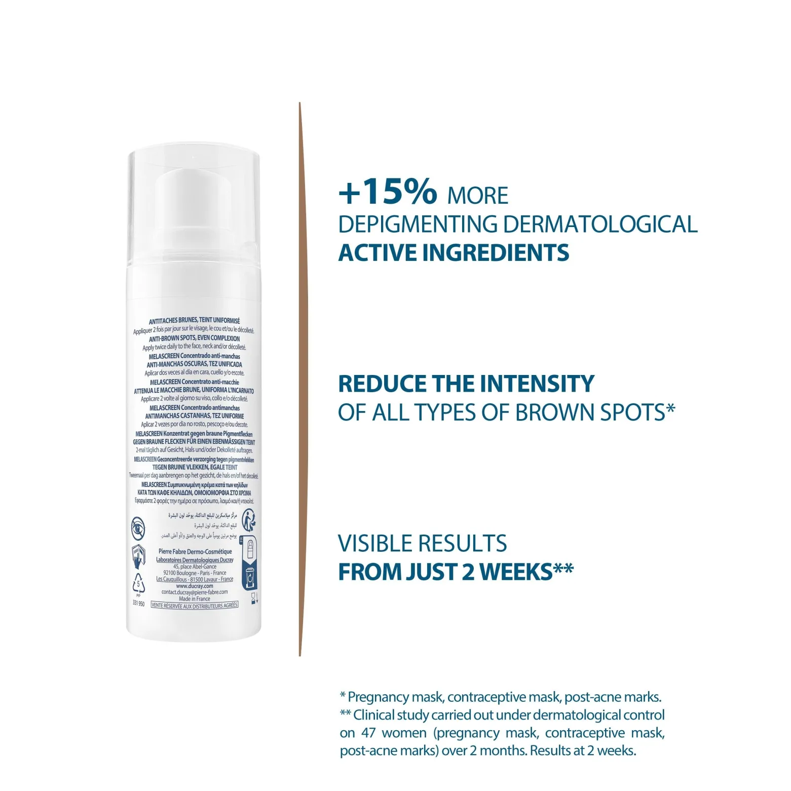 Ducray Melascreen Anti-Spots Concentrate 30ml (1.01floz)