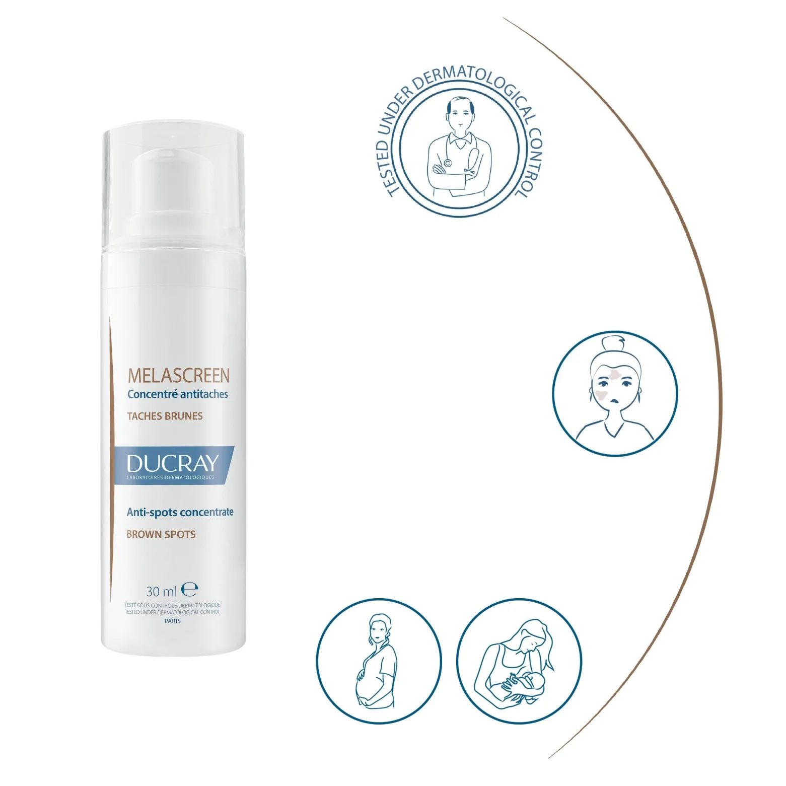 Ducray Melascreen Anti-Spots Concentrate 30ml (1.01floz)