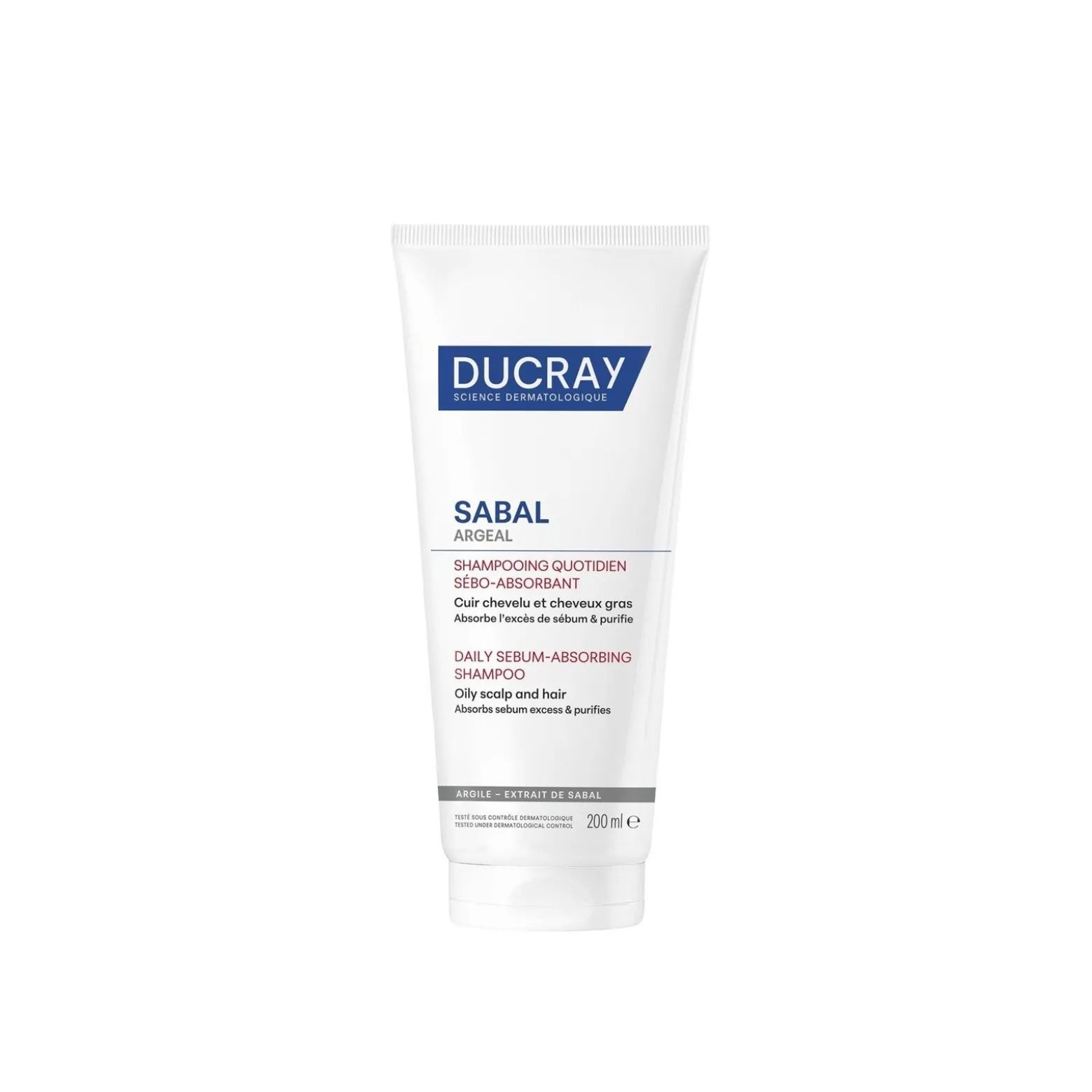 Ducray Sabal Argeal Daily Sebum-Absorbing Shampoo 200ml (6.76floz)