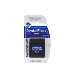 Elgydium Clinic Dental Floss Black 50m