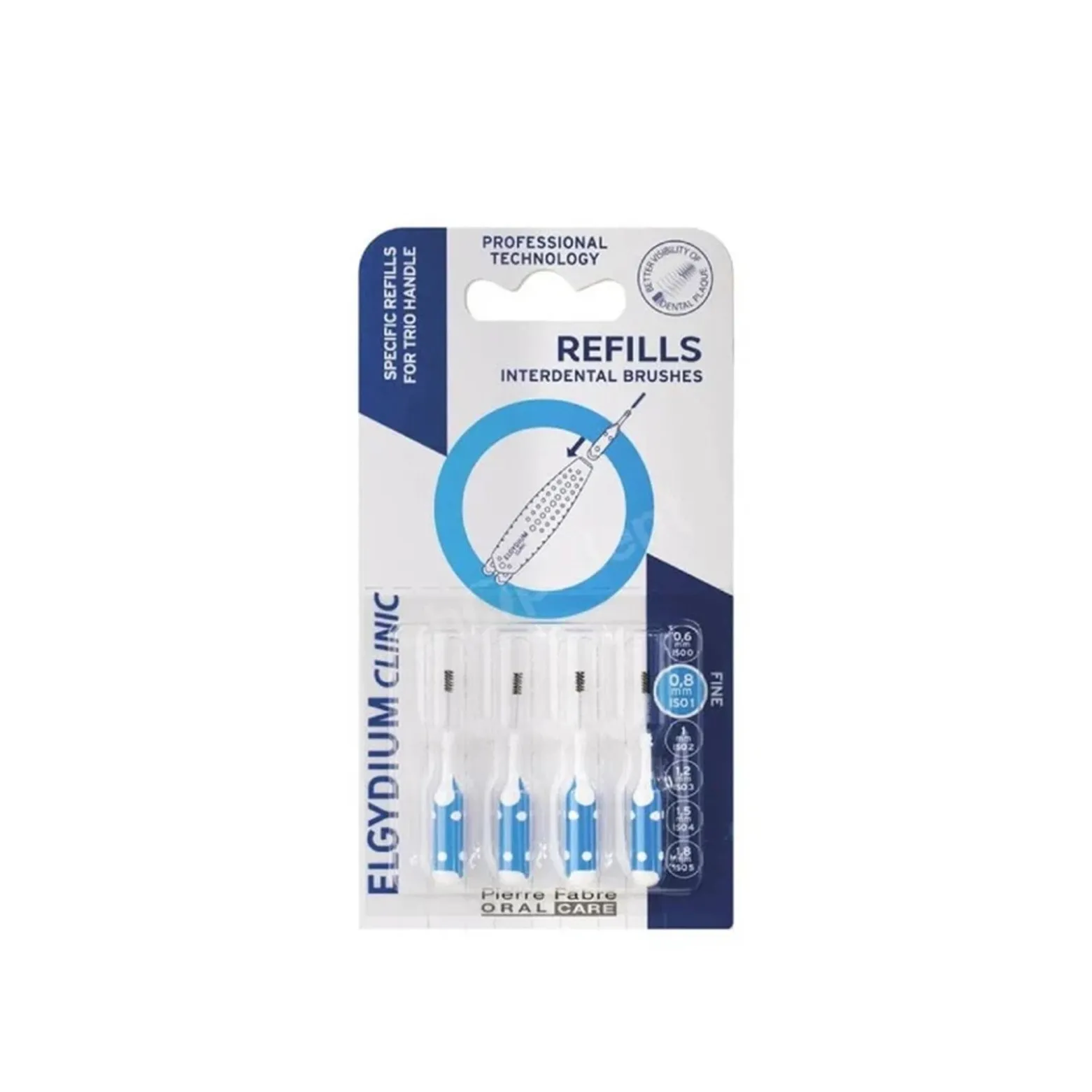 Elgydium Clinic Interdental Brushes Refill ISO 1 x4