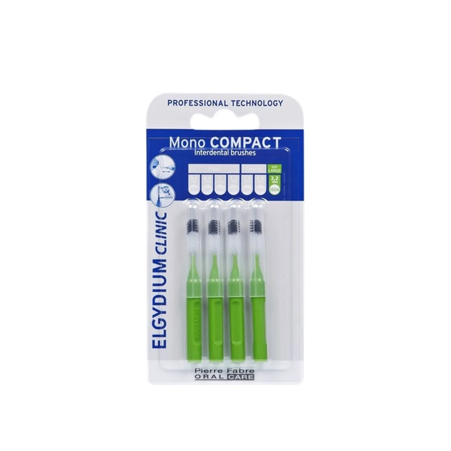 Elgydium Clinic Mono Compact Interdental Brushes ISO 6 x4