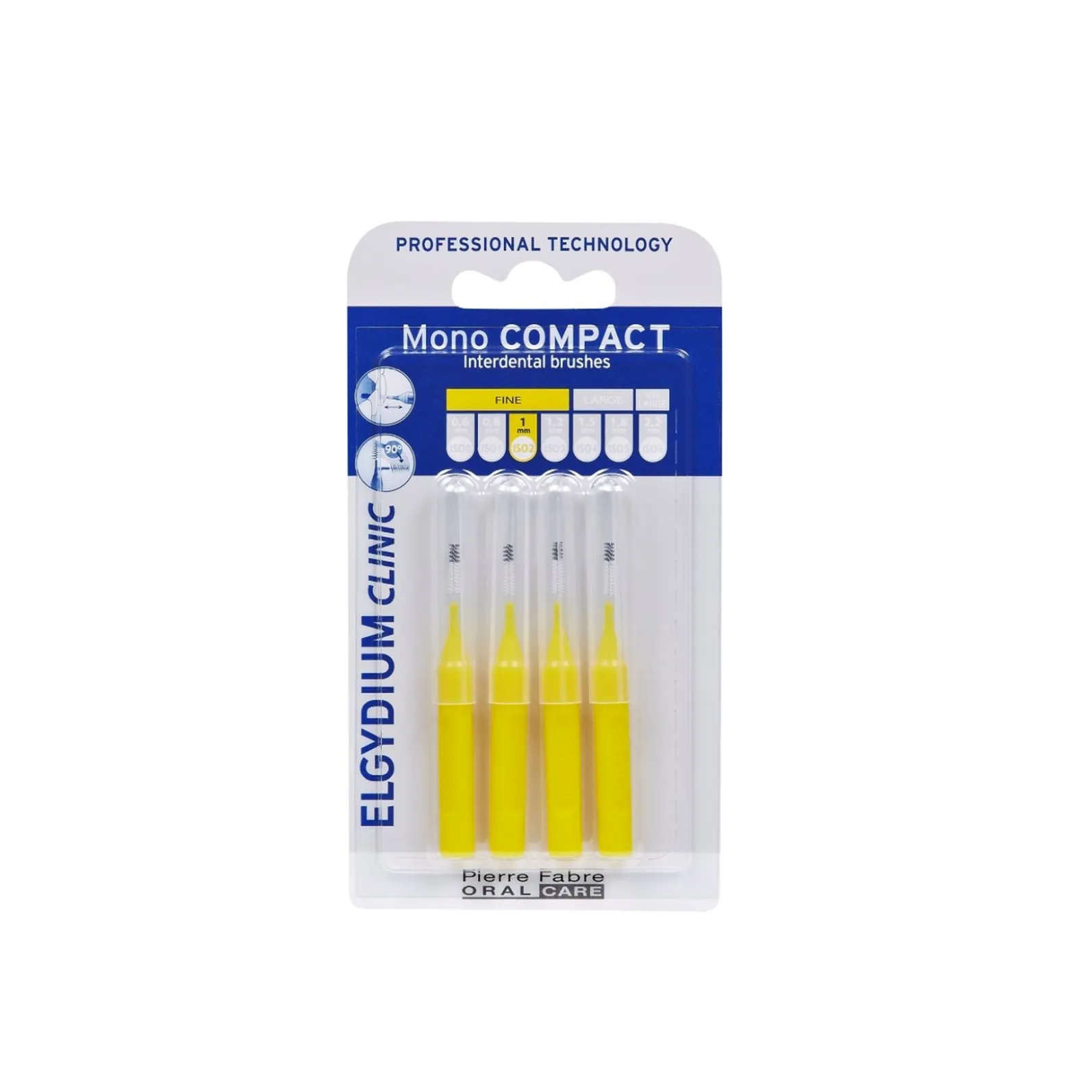 Elgydium Clinic Mono Compact Interdental Brushes ISO 2 x4