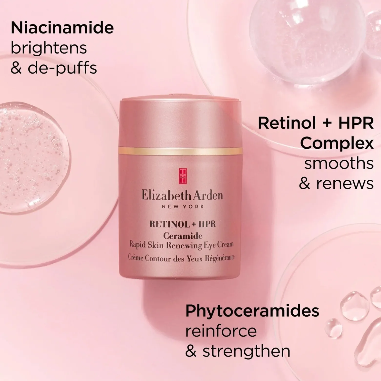 Elizabeth Arden Retinol + HPR Ceramide Rapid Skin Renewing Eye Cream 15ml (0.5floz)