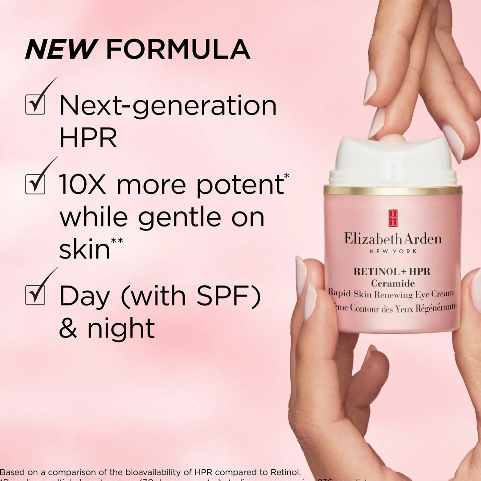 Elizabeth Arden Retinol + HPR Ceramide Rapid Skin Renewing Eye Cream 15ml (0.5floz)